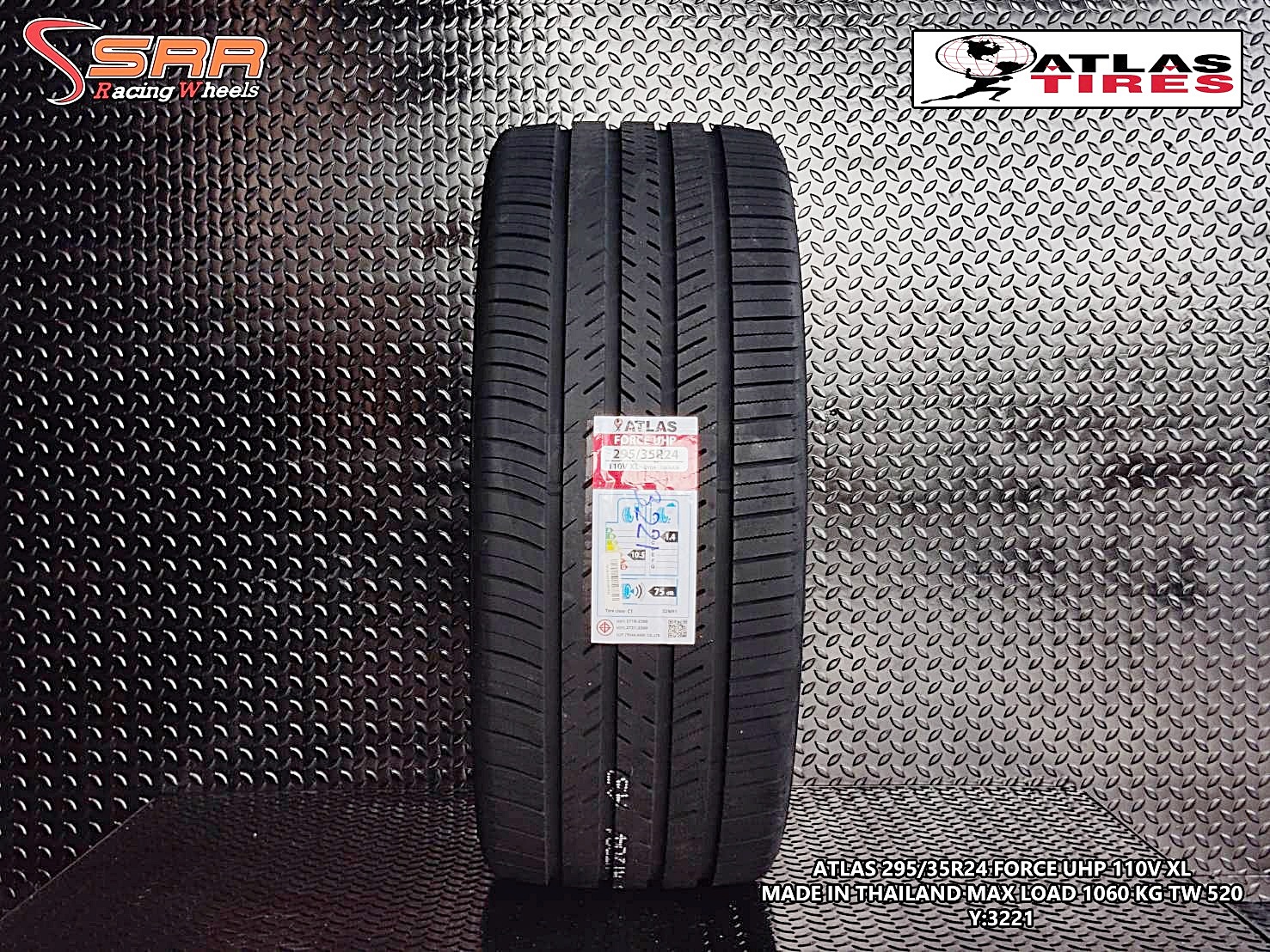 ATLAS FORCE UHP 295/35R24 ยางใหม่ปี2021 ราคาพิเศษ