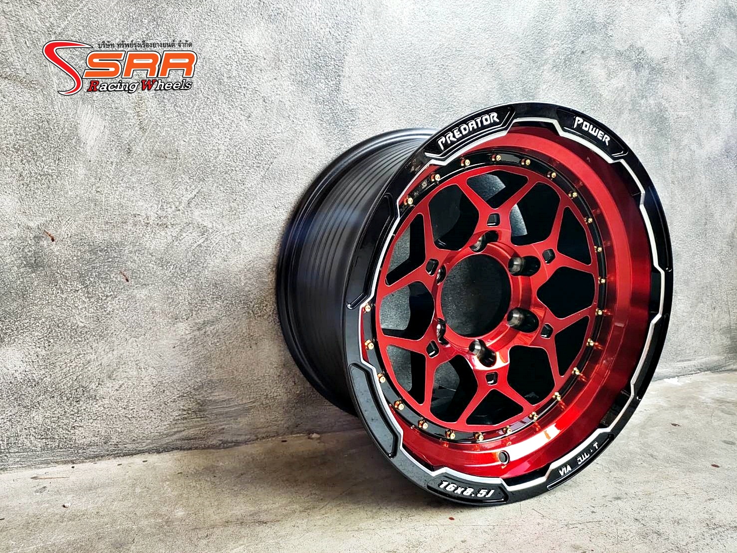 PREDATOR PD-31 ขอบ16 ET+0 6x139.7 XP-FP-Red-WC