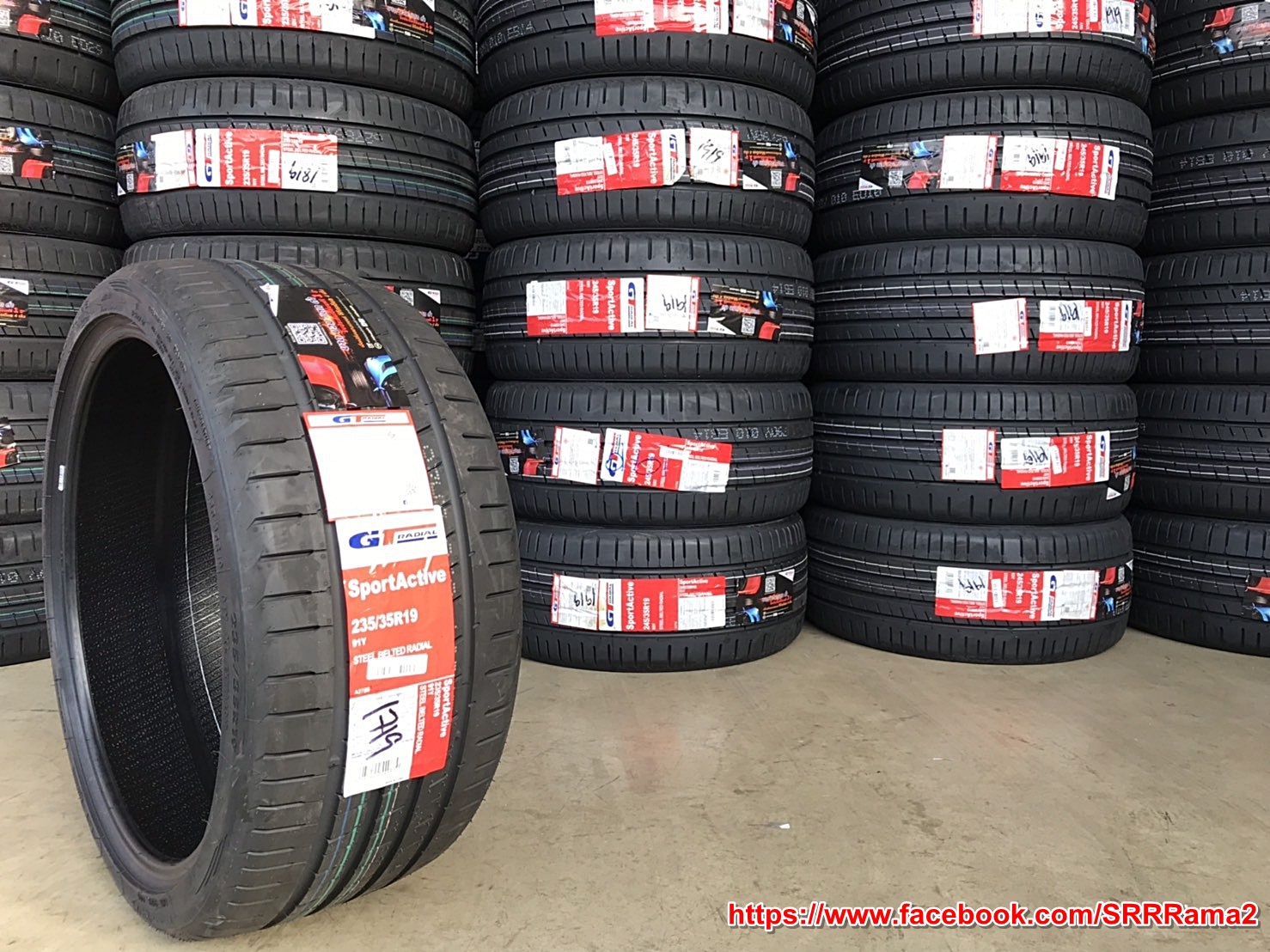 GT-Radial SportActive 235/35R19 ยางใหม่ปี19 ลดราคาพิเศษ