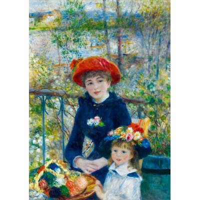 Bluebird Puzzle - Two Sisters(On the Terrace), 1881 by Auguste Renoir 1000 pcs.