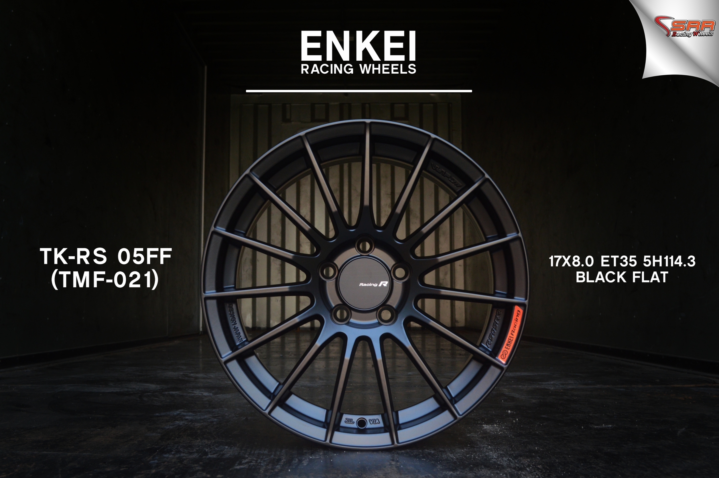 ENKEI-RS05 FLOW FORMING ขอบ17 5x114.3 วงละ 4,500 บาท