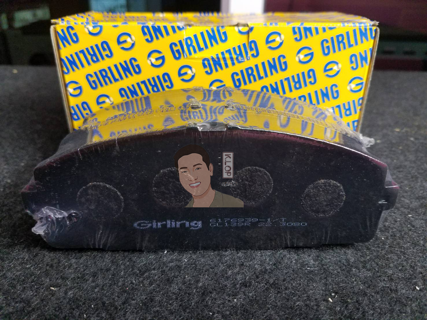 6176939 ผ้าเบรกหน้า Girling แท้ F.PAD, COMMUTER LH125, KDH222, KDH223 (คุณภาพดีมาตรฐาน การันตีโดยเครอปอะไหล่ยนต์)