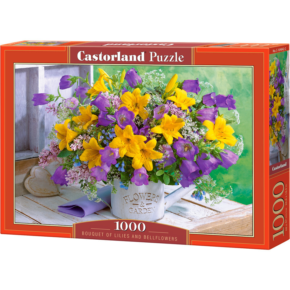 Castorland - Bouquet of Lilies and Bellflowers 1000 pcs.