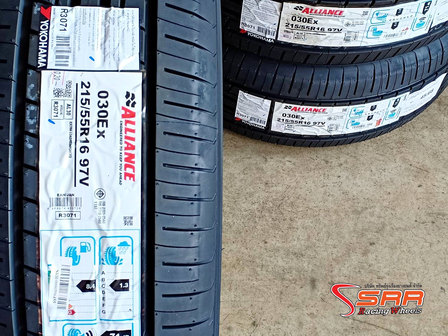 YOKOHAMA ALLIANCE 030Ex 215/55R16 ยางญี่ปุ่นปี20 ลดราคาพิเศษ
