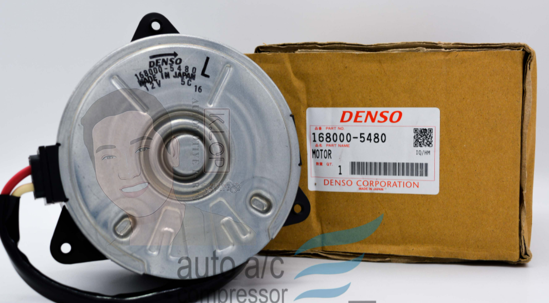 KLOP-T405-22A มอเตอร์พัดลมหม้อน้ำแท้ DENSO Toyota Hiace 2005~,Toyota Estima 2006~2012,Toyoya Alphard 2008~ (Business Car),Toyota Vellfire 2008~ (Business Car),Lexus RX450