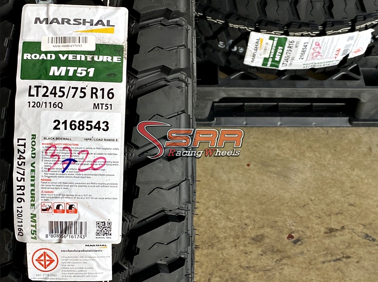 MARSHAL ROAD VENTURE MT51 245/75R16 ยางใหม่มัดเทอร์เรน ราคาพิเศษ