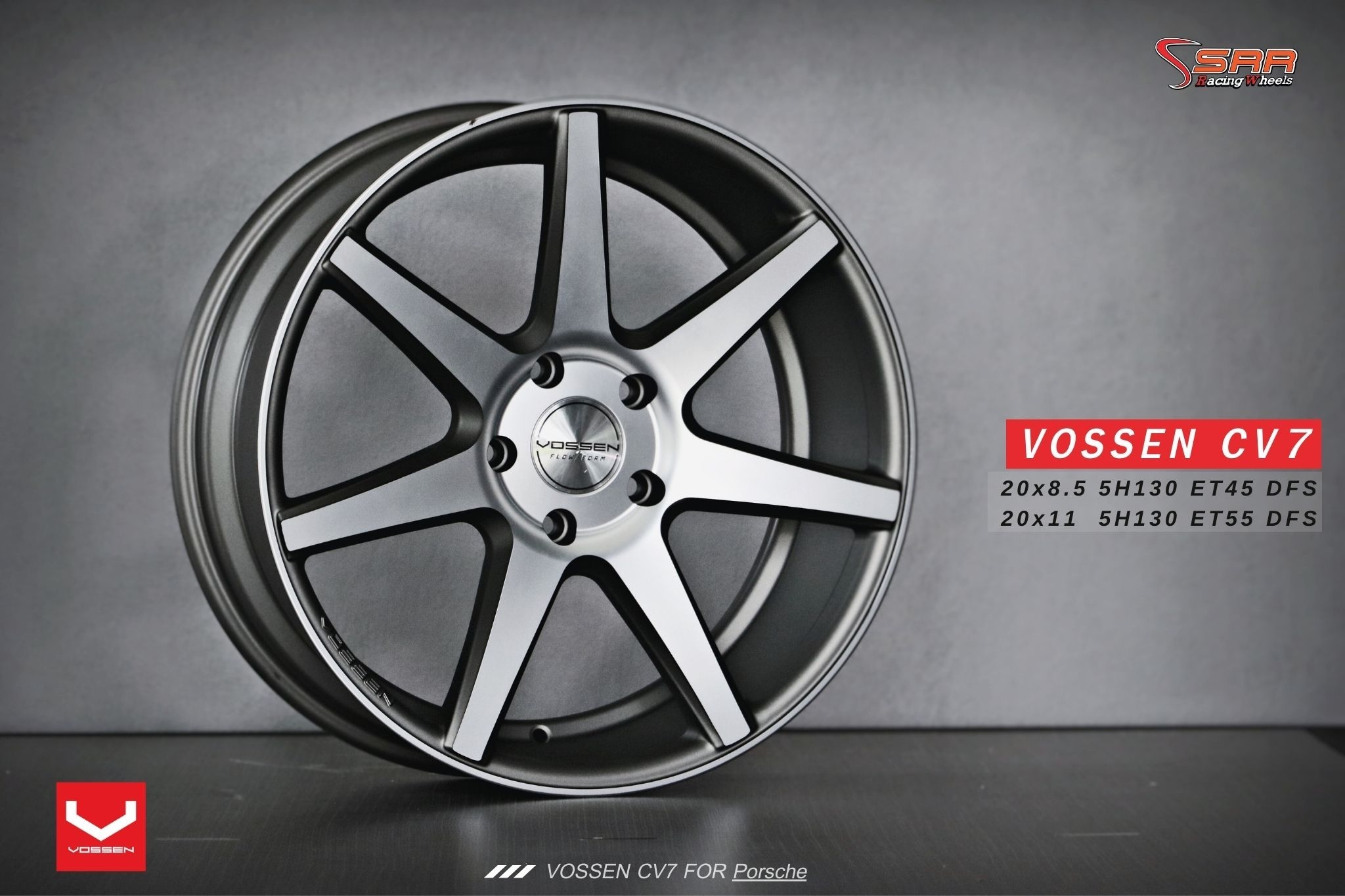 VOSSEN CV7 ล้อแท้ สำหรับรถ Porshce ขอบ20 5x130 ราคาพิเศษ