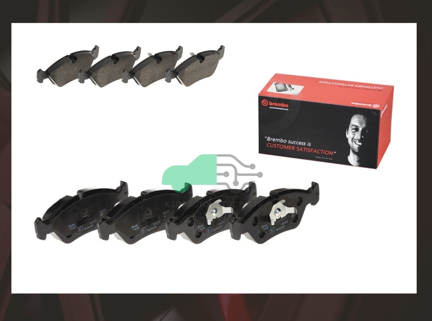 P06 008B ผ้าเบรกหน้า แท้ BREMBO รุ่น BLACK : BMW 3 E30 (M3), 5 E28 (520i) 86-92