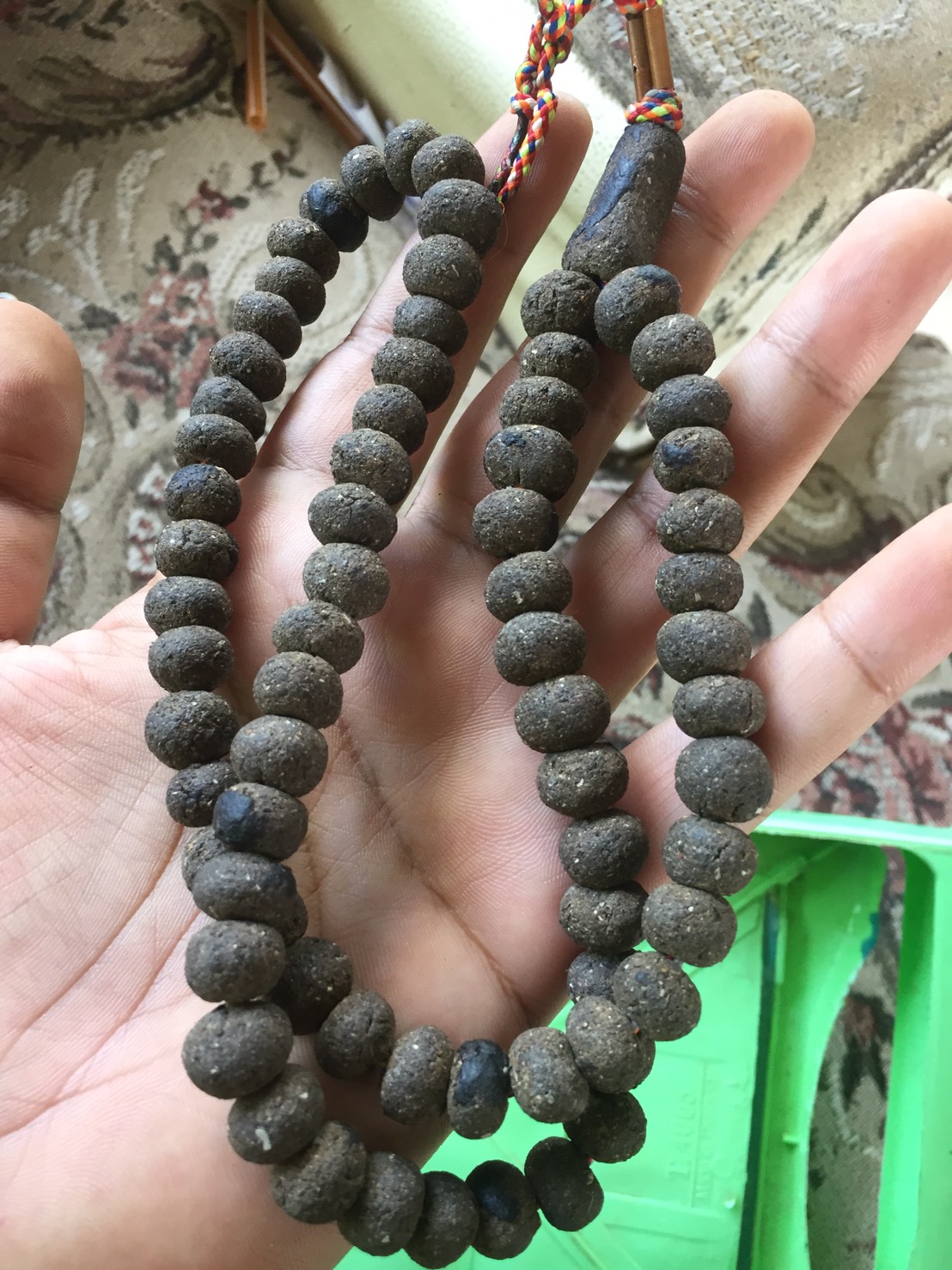 เม็ดประคำผงพราย 59ตน อาจารย์เปล่ง บุญยืน ยุคต้น