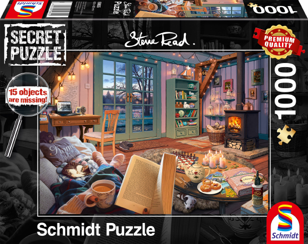 Schmidt - Secret Puzzle : In the Holiday Home by Steve Read 1000 pcs.