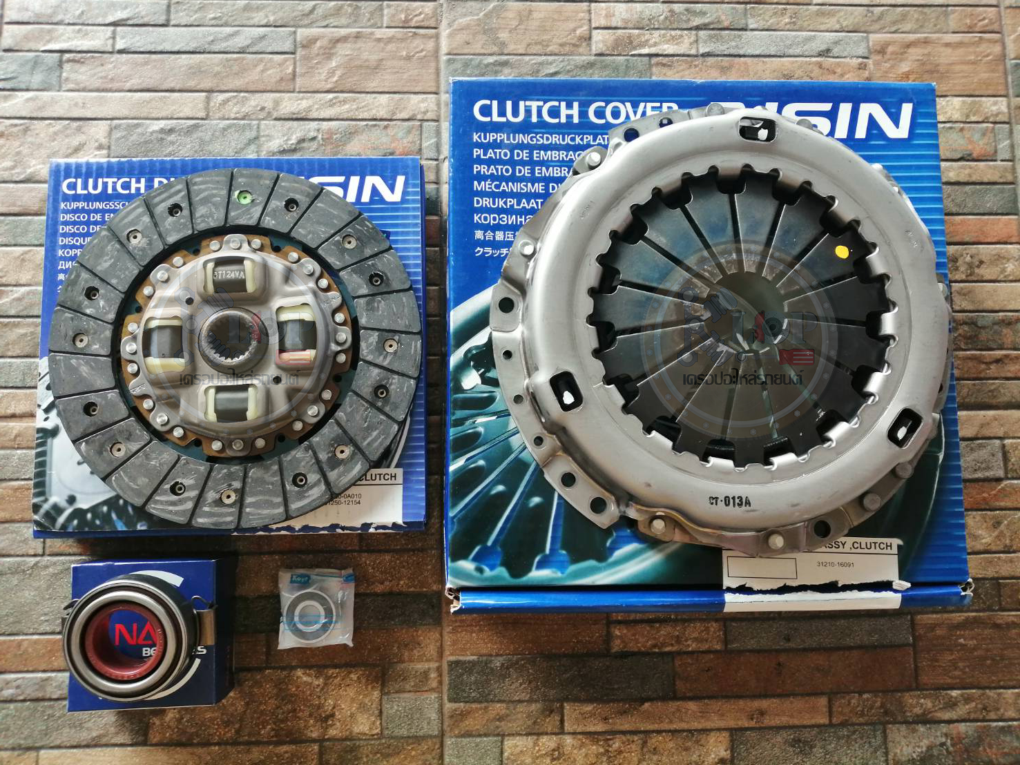 ชุดยกคลัทช์ (TOYOTA VIOS'02-,YARIS'04,ALTIS'04-,AE90-112) +แถมลูกปืนปลายเกียร์***