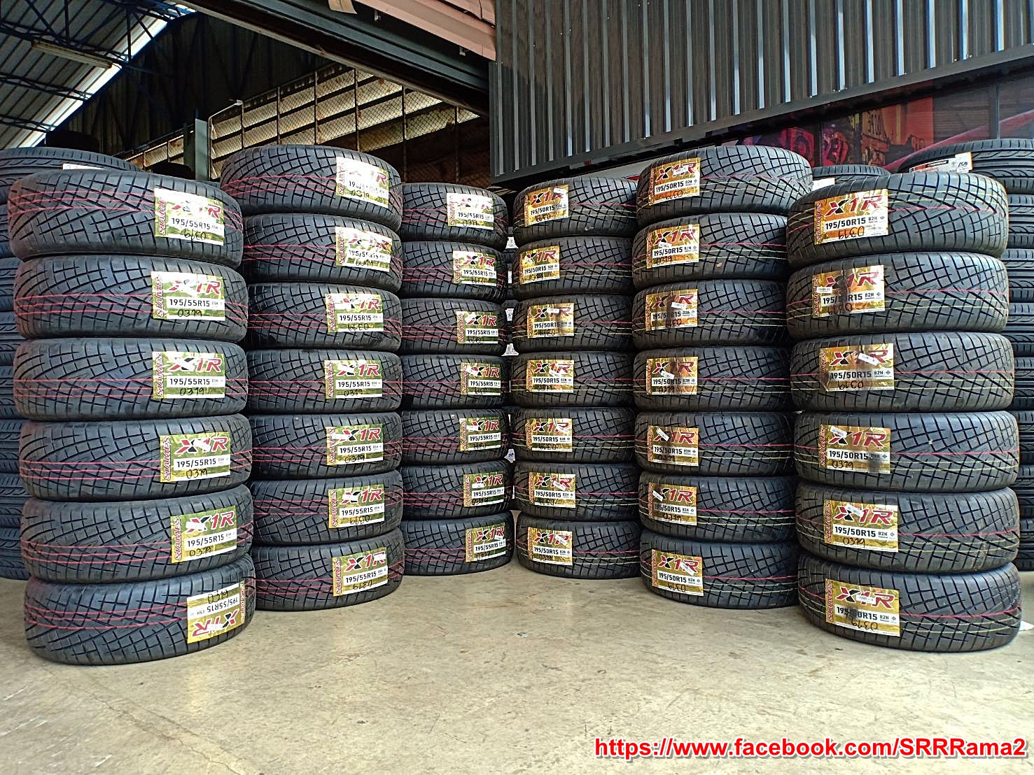 SIAMES X1R 195/55R15 ยางใหม่ปี19 ลดราคาพิเศษ