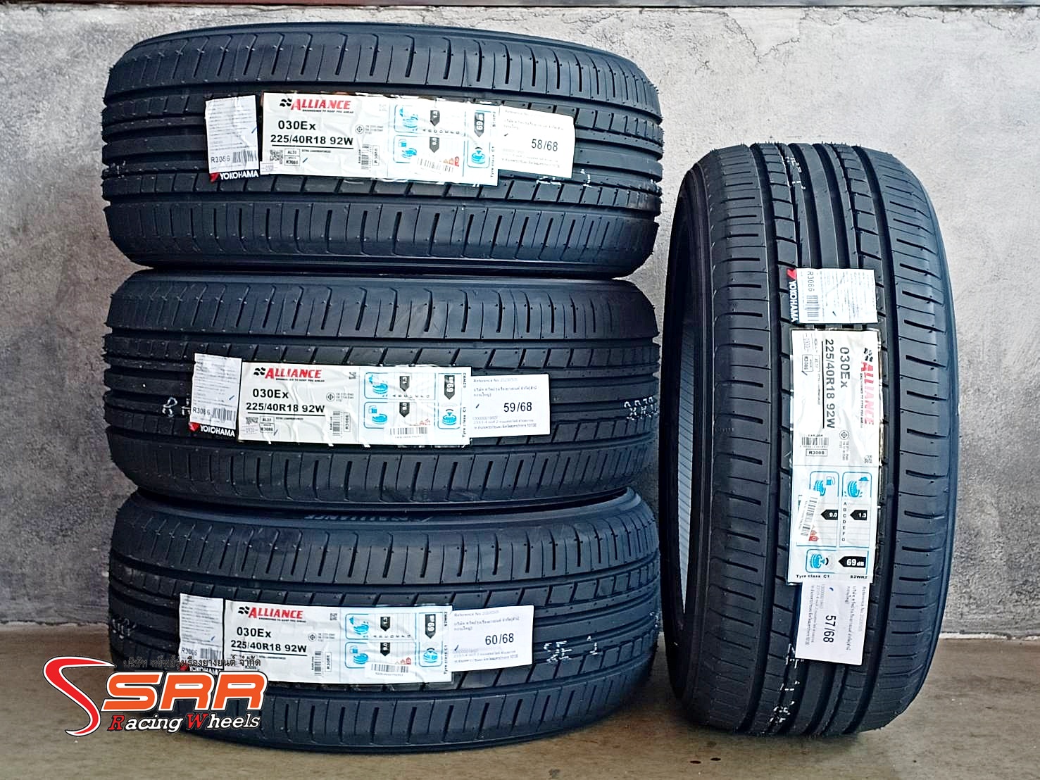 YOKOHAMA ALLIANCE 030Ex 225/40R18 ยางญี่ปุ่นปี20 ลดราคาพิเศษ