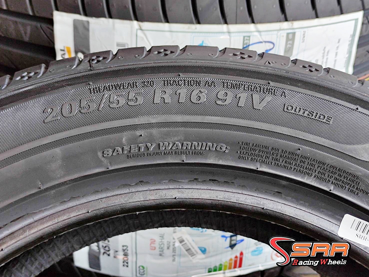 MARSHAL MU12 205/55R16 ยางใหม่ปี2021 ลดราคาพิเศษ
