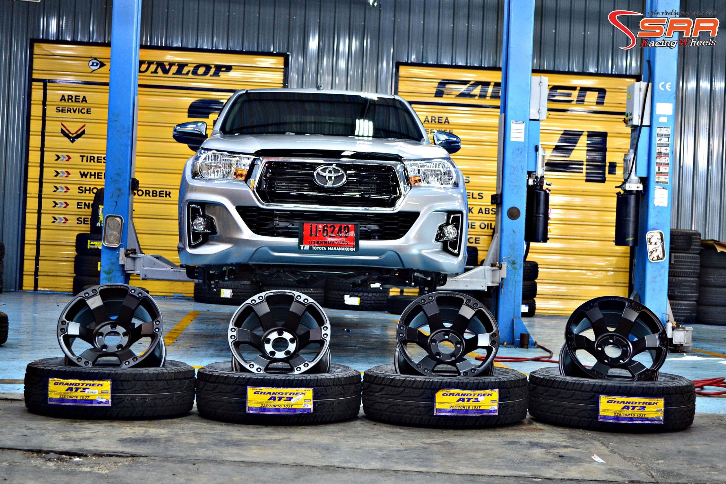 ROAR TM-341 ขอบ16 5x114.3 BLACK FLAT