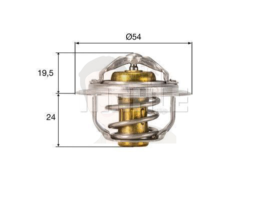 TX 212 82D วาล์วน้ำ 2.0TDI / A5 A6 Q5 03L121113A (ยี่ห้อ MAHLE)