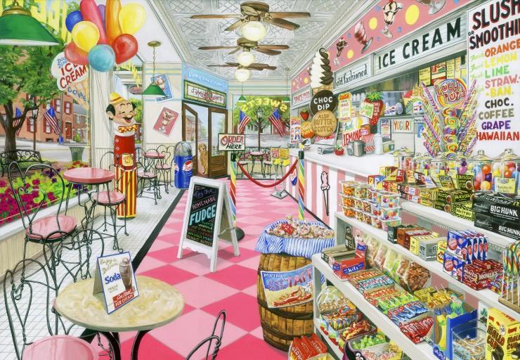 Bluebird Puzzle - The Sweet Shop 1000 pcs.