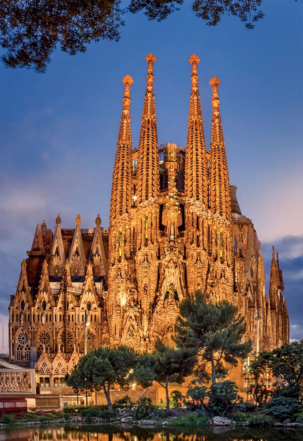 Educa - Sagrada Familia, Barcelona by Domingo Leiva 1000 pcs.