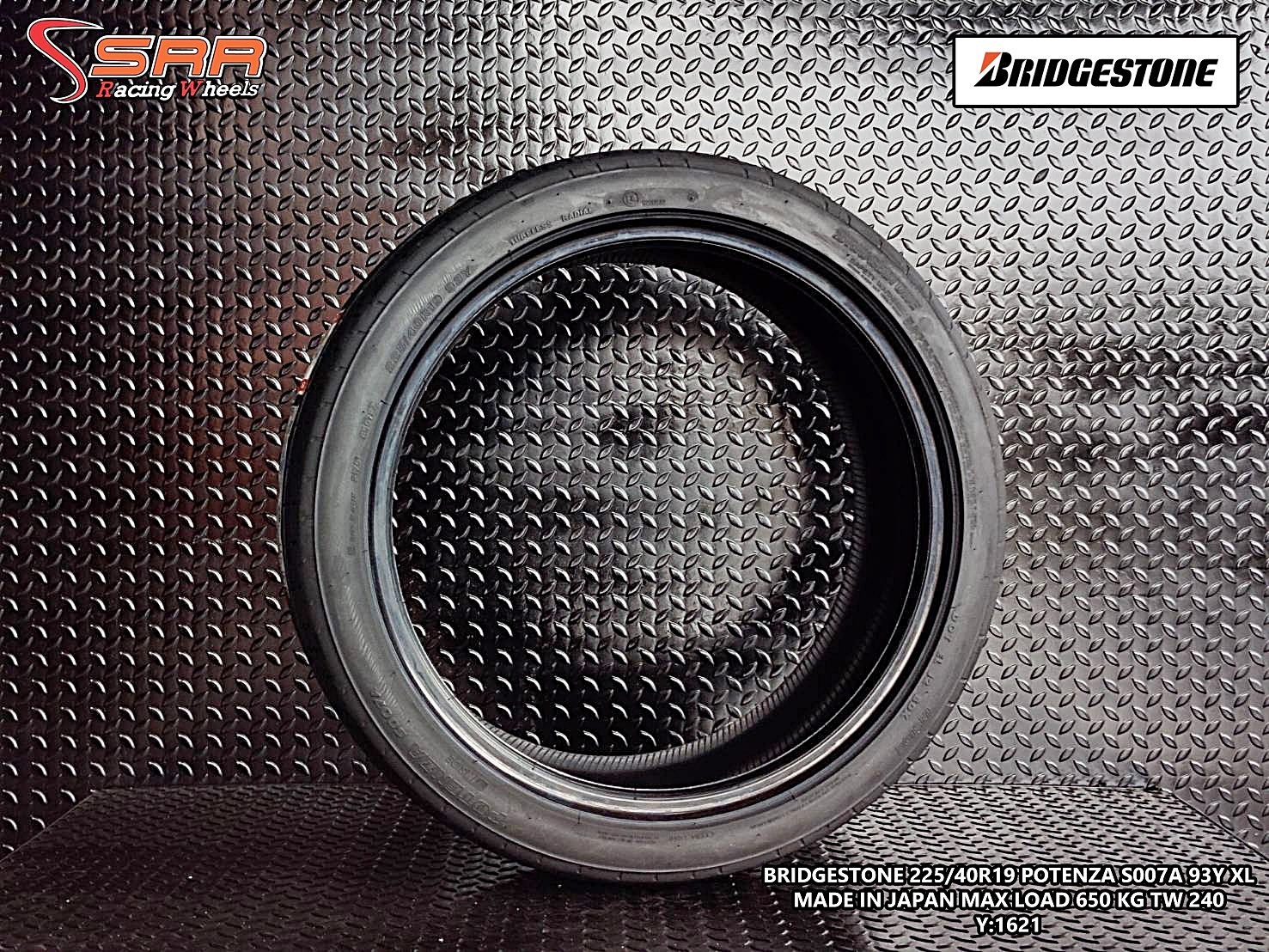 BRIDGESTONE POTENZA S007A 225/40R19 ยางใหม่ปี2021 ราคาพิเศษ