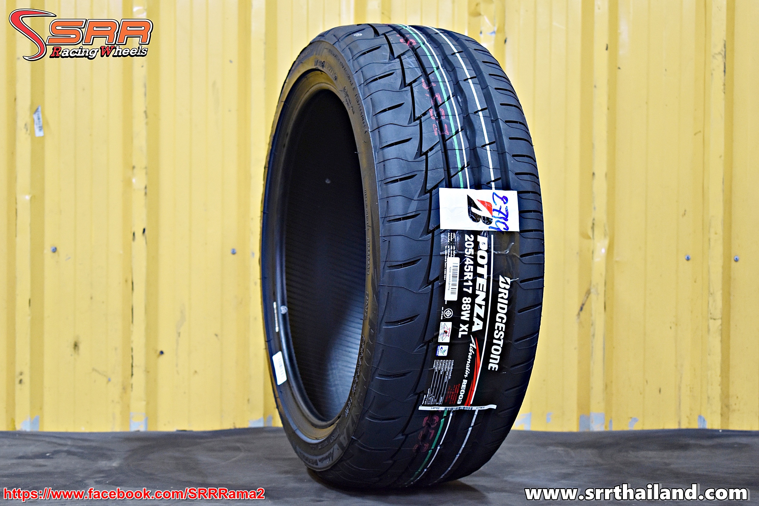 BRIDGESTONE RE003 205/45R17 ยางสปอร์ต ปี2020 ราคาพิเศษ