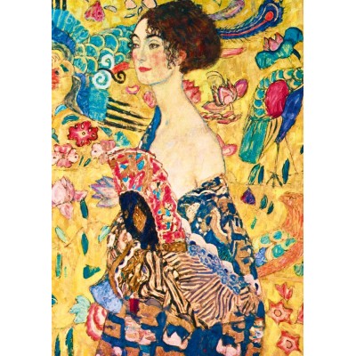 Bluebird Puzzle - Lady with Fan, 1918 by Gustave Klimt 1000 pcs.