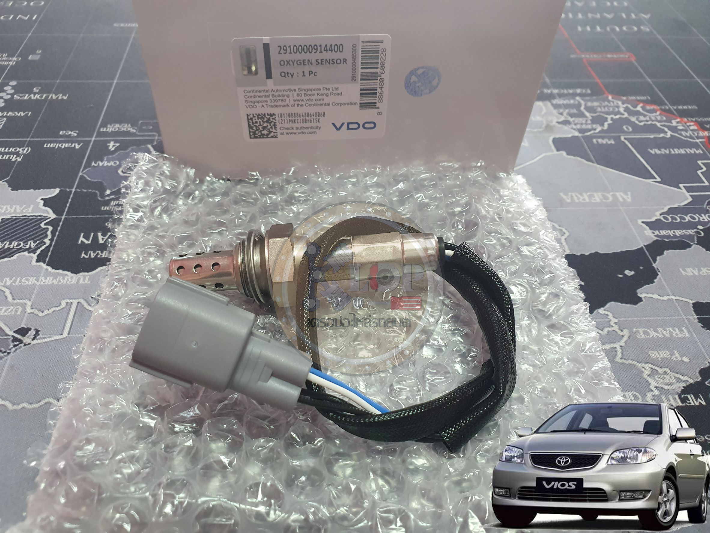 (อ๊อกซิเจนเซ็นเซอร์-ตัวหน้า VDO) TOYOTA VIOS 2002-2006