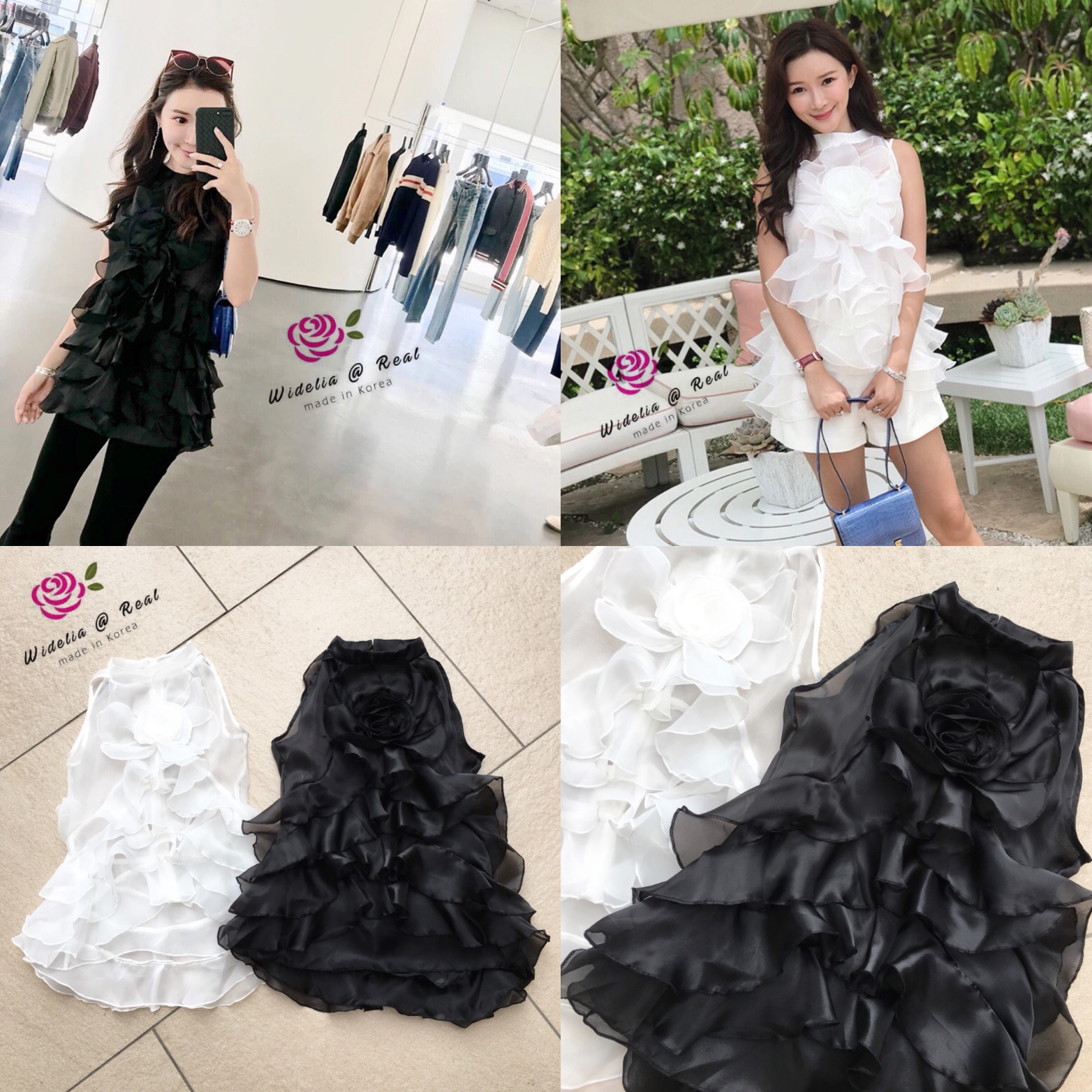 Zimmermann Top เสื้อแขนกุด สุดน่ารัก ตัวเสื้อแต่งระบายสวยเว่อร์วังอลังการ