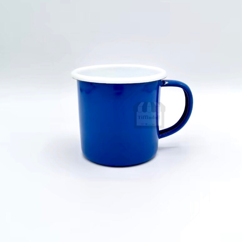 แก้วสังกะสี แก้วเคลือบอีนาเมล สไตล์ทูโทน enamel
