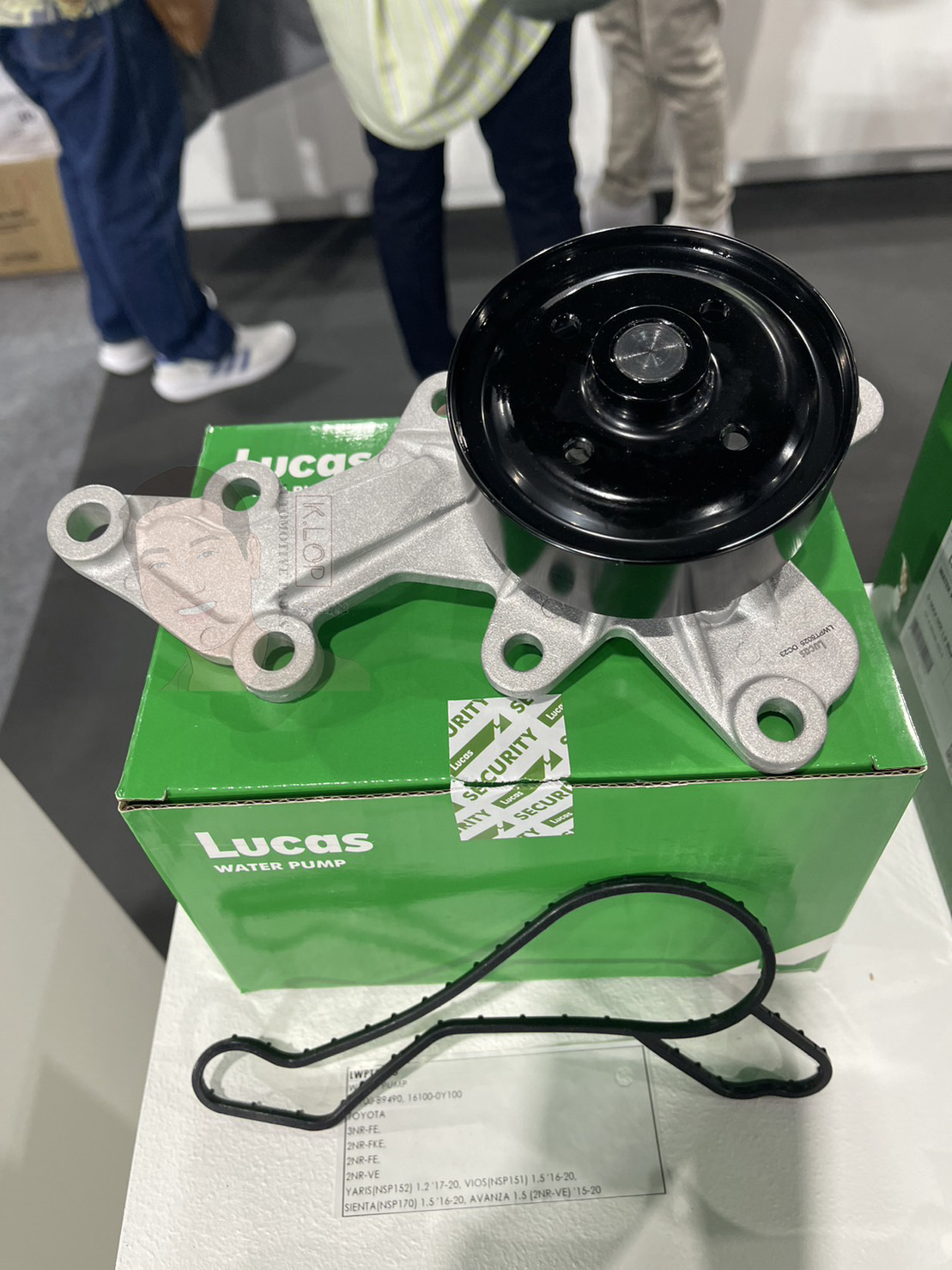 LWPT5025 ปั้มน้ำ(Lucas) VIOS 1.5 16-20/ YARIS 1.2 17-20/ SIENTA 1.5 16-20/ AVANZA 1.5 15-20