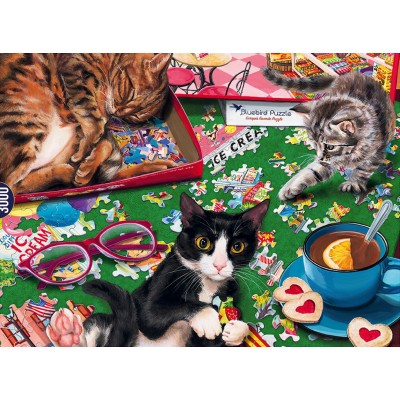 Bluebird Puzzle - Puzzle Cats by Joelle Mcintyre 3000 pcs.