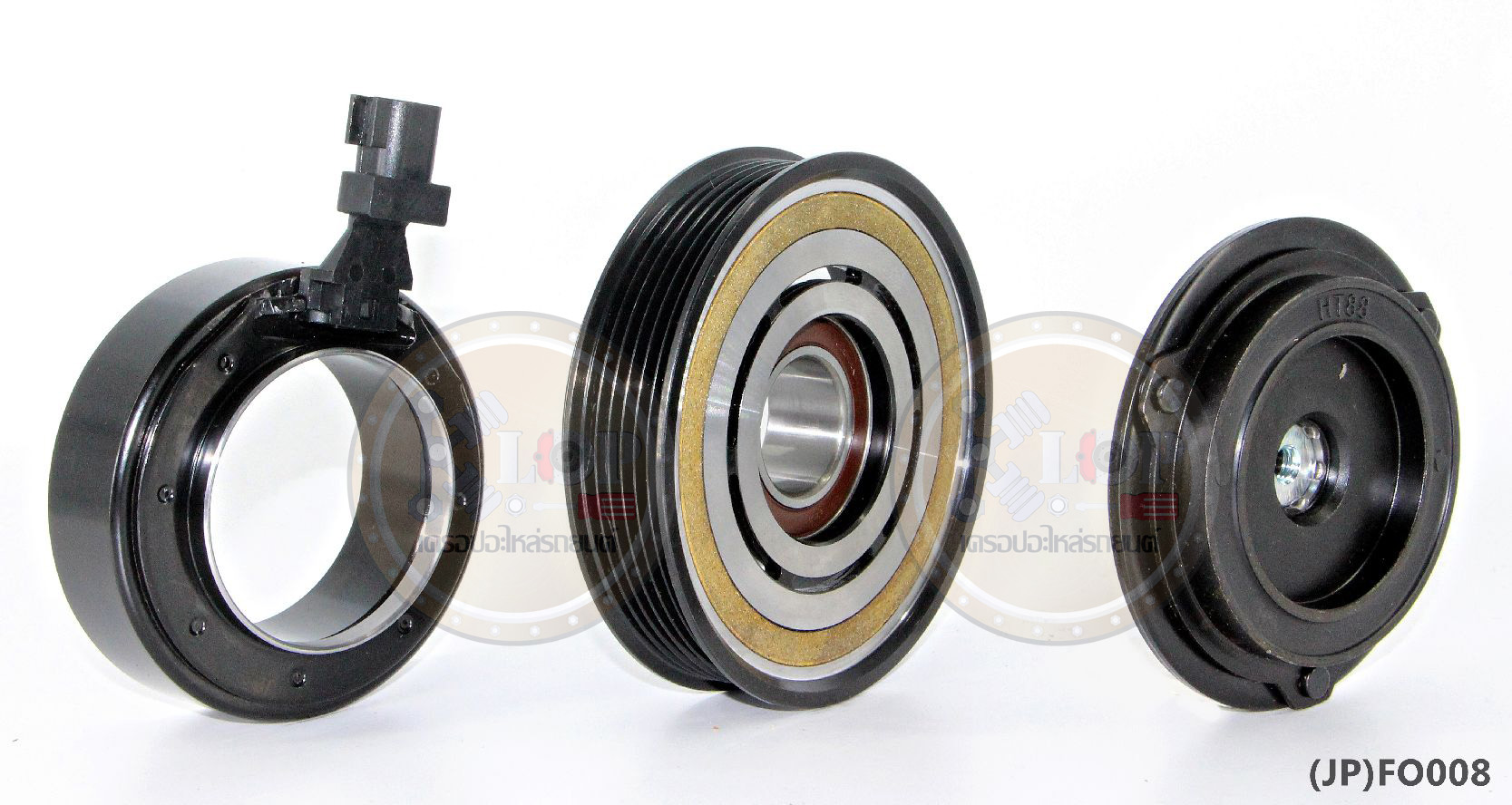 (JP)FO008-JP ชุดหน้าคลัทช์(Vinn) FORD FIESTA (ญี่ปุ่น) 125mm. 6PK 12V.