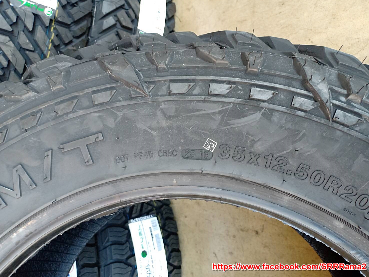 FUEL OFF-ROAD GRIPPER M/T 35x12.50R20 ยางใหม่ มัดเทอร์เรน