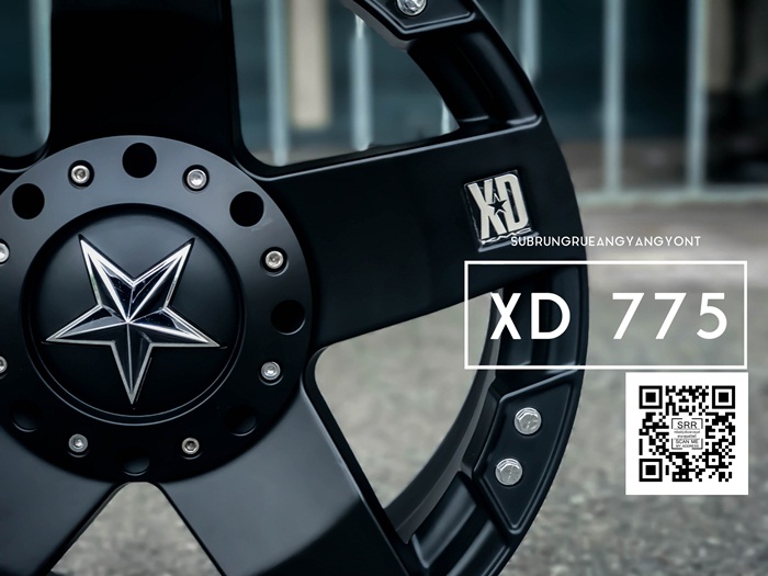 XD-SERIES XD775 ขอบ20 ET+10 6x135/6x139.7 MATTE BLACK