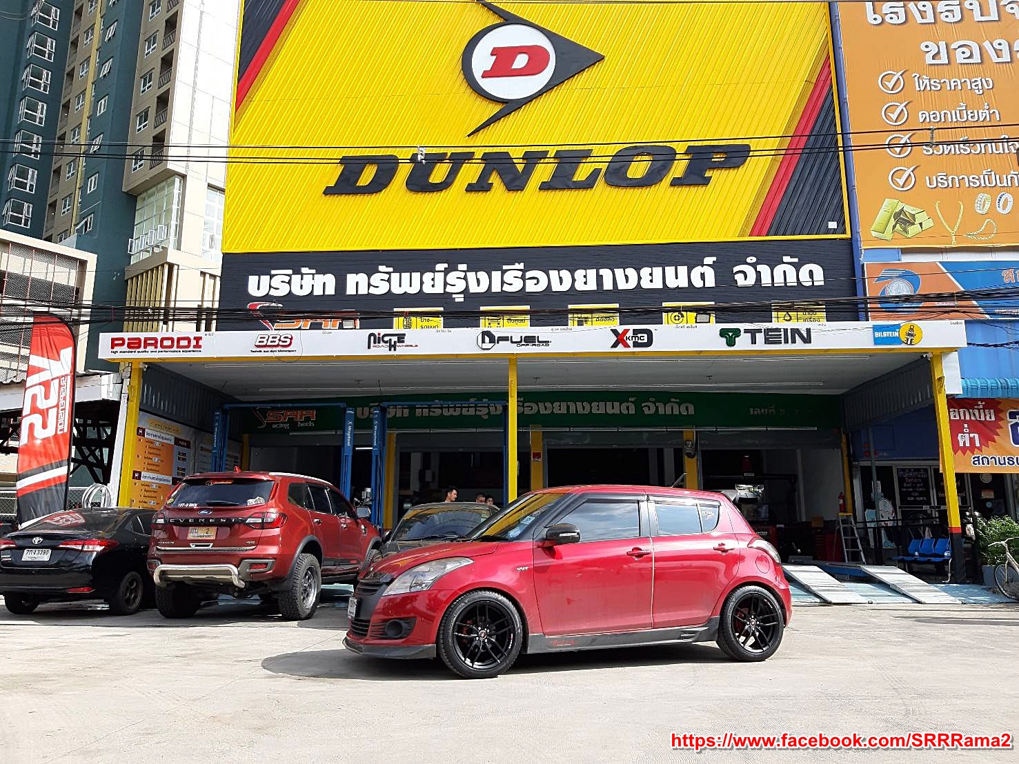 INFORGED IFG-28 ขอบ17 ET42 4x100 FB (สีดำด้าน)