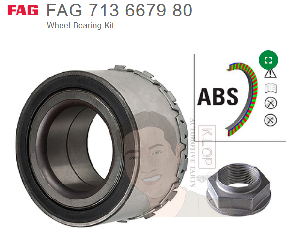 ยี่ห้อ FAG Kit ล้อหน้า-หลัง MB Vito W639 W447 ( 1 ข้าง )