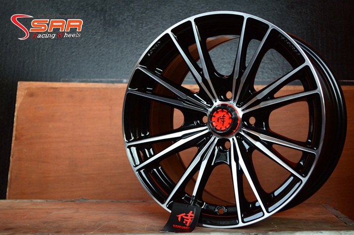 LENSO SAMURAI SC-HAYATO ขอบ15 ET35 4x100 BKF