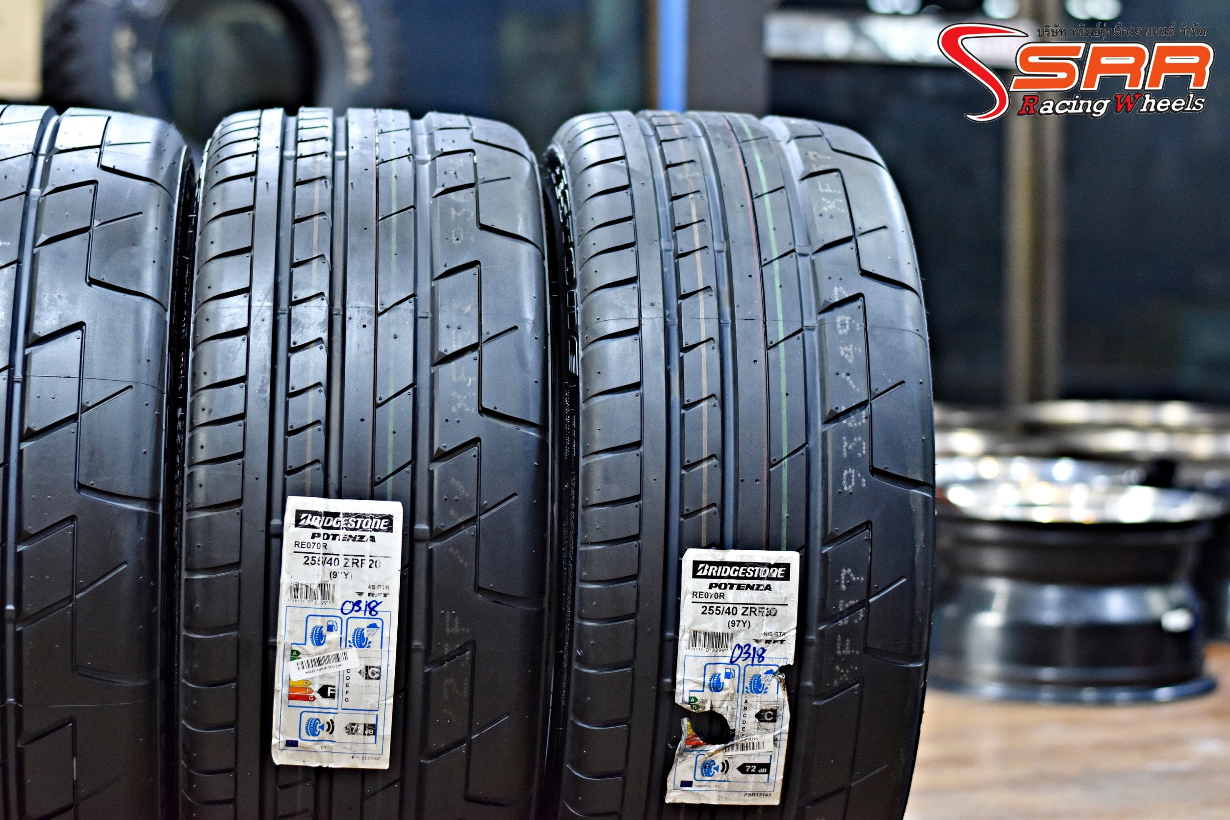 BRIDGESTONE POTENZA RE070R RFT 255/40R20-285/35R20 ลดราคาพิเศษ