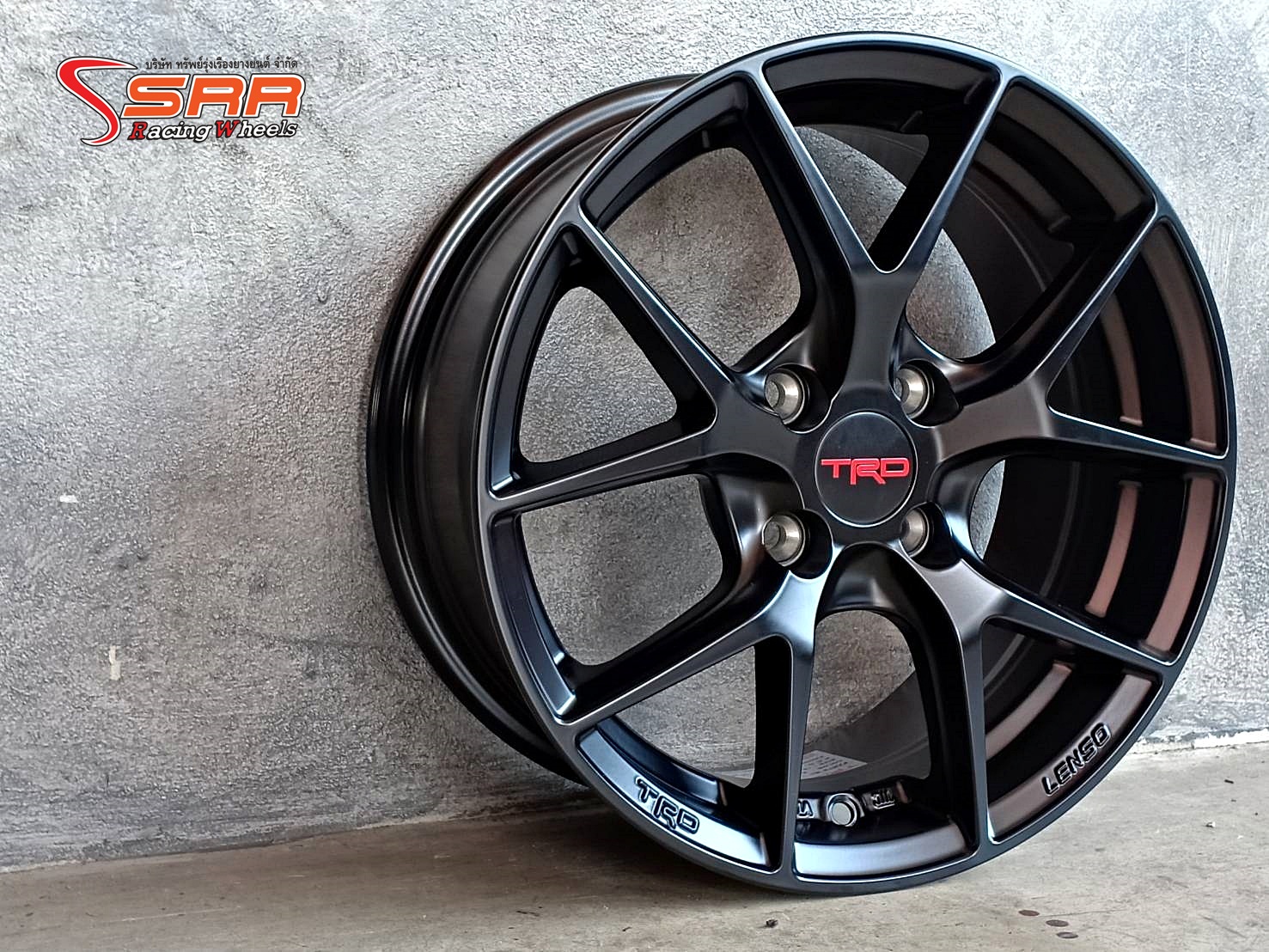 TRD TR6 ล้อแท้LENSO ขอบ15 4x100 MK สำหรับใส่รถTOYOTA
