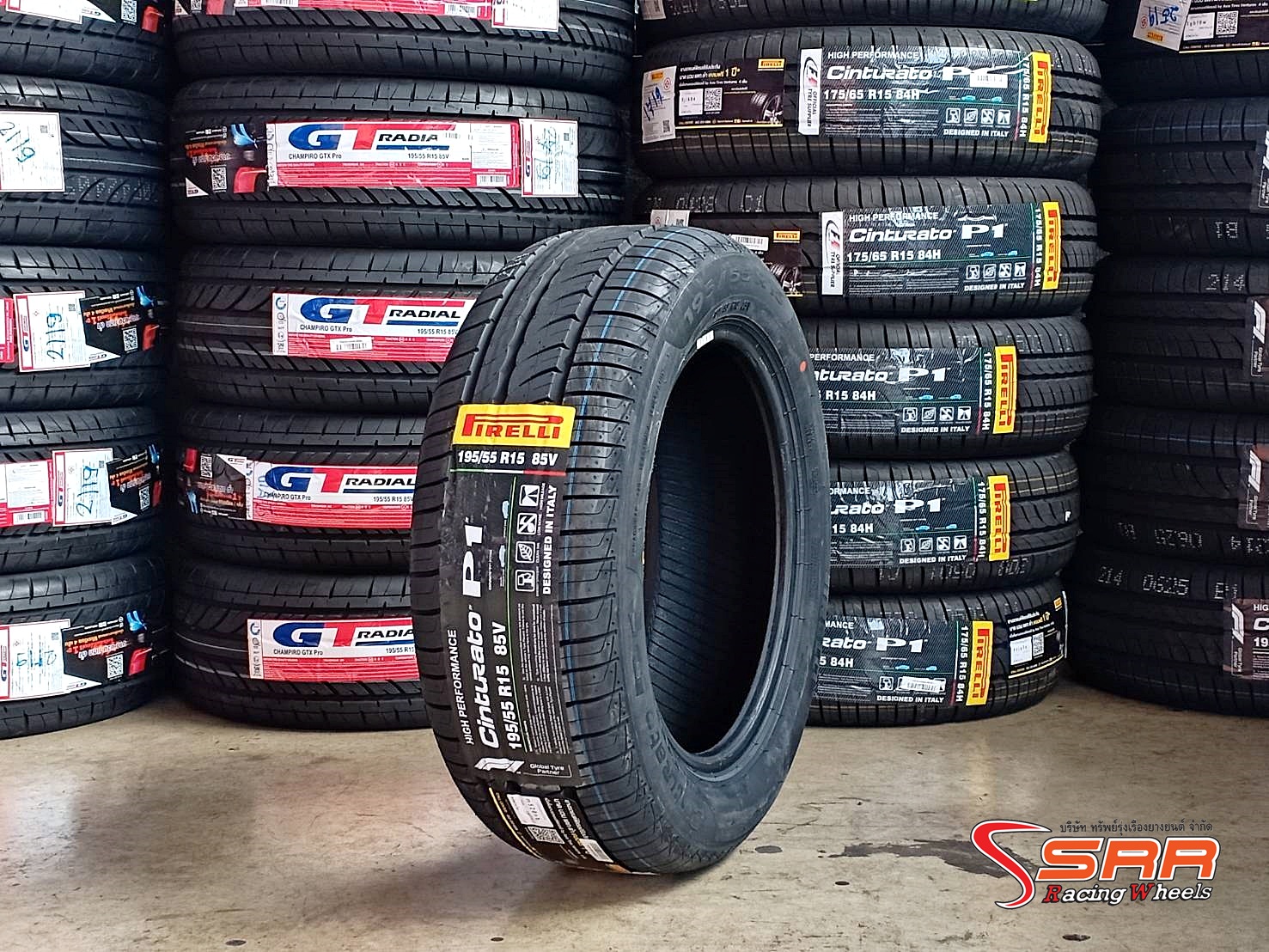 PIRELLI CINTURATO P1 195/55R15 ยางปี19 ลดราคาพิเศษ
