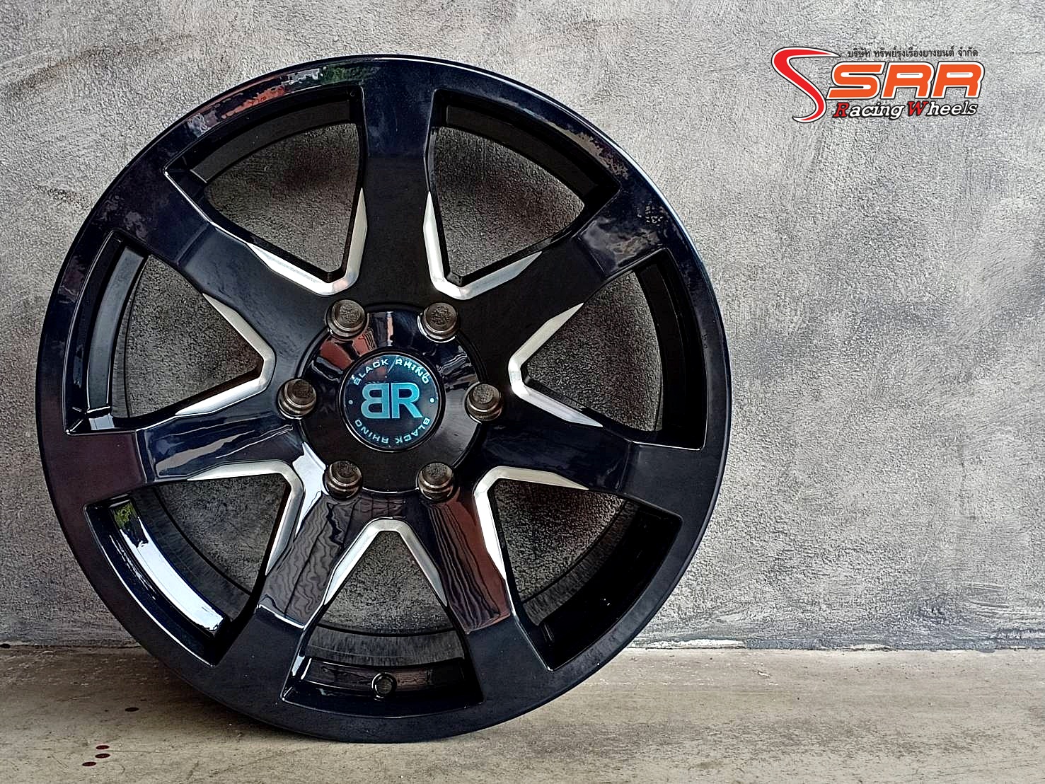 BLACK RHINO MOZAMBIQUE 18x8.5 6x139.7 ET+20 GLOSS BLACK W/MILLED SPOKES
