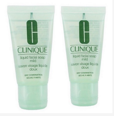 สบู่เหลวล้างหน้า Clinique Liquid Facial Soap Mild (30ml X 2 หลอด)