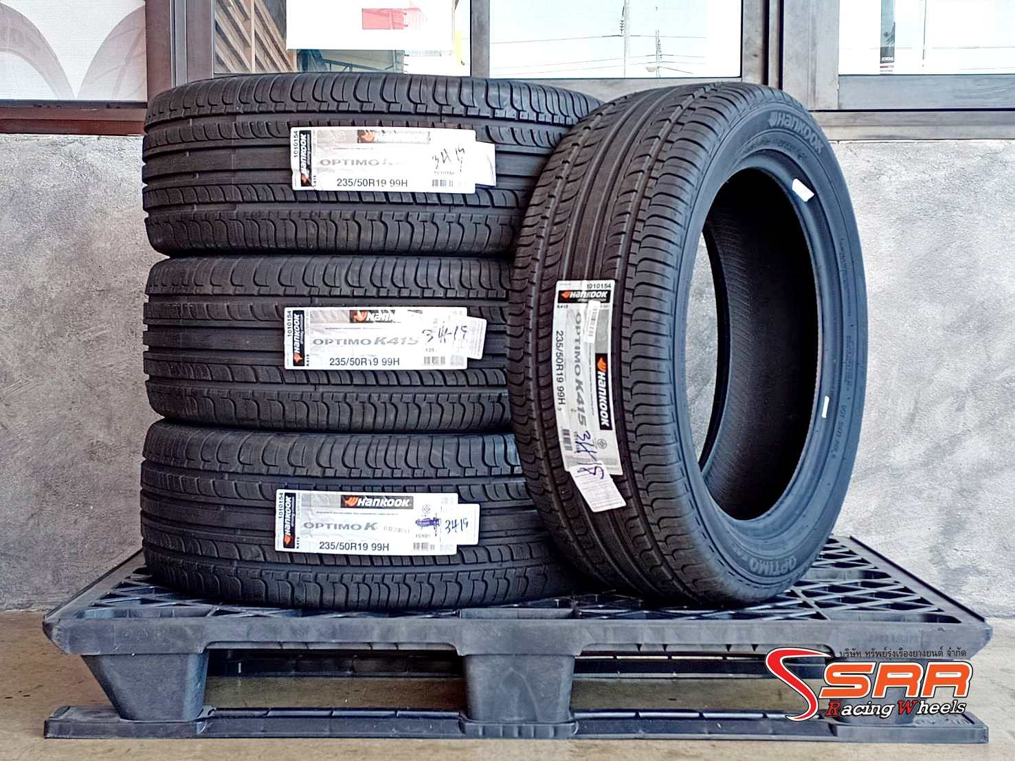 HANKOOK OPTIMO K415 235/50R19 ยางใหม่ปี19 ลดราคาพิเศษ