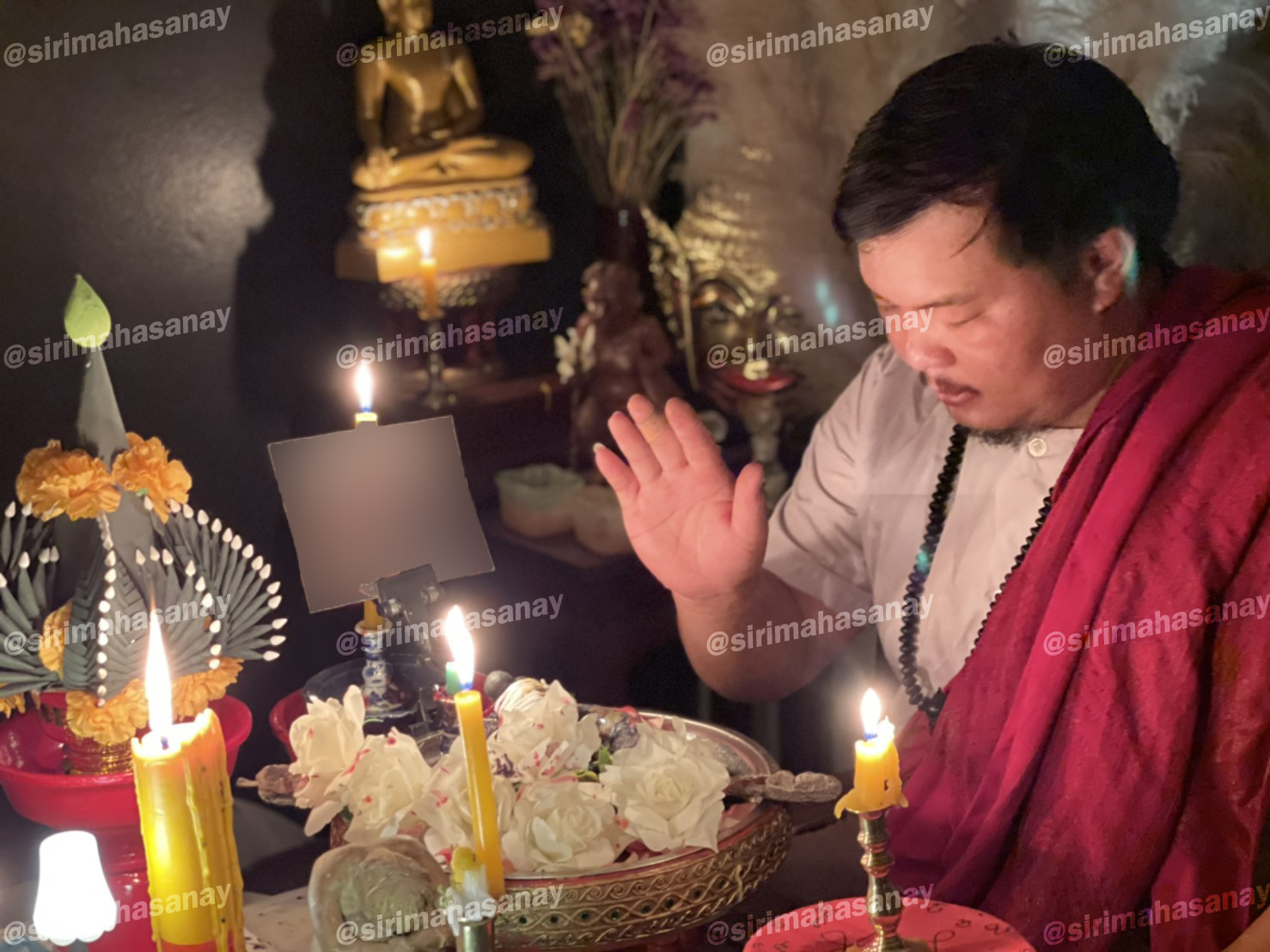 พิธีปันฮักปันหลง อาจารย์เสก สำนักสักยันต์ป๋ารมีเศรษฐีเรือนคำ