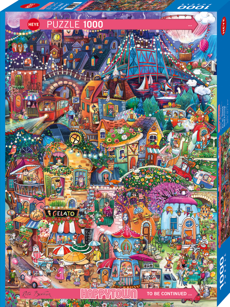 HEYE - HAPPYTOWN : Good Evening! by Rita Berman 1000 pcs.