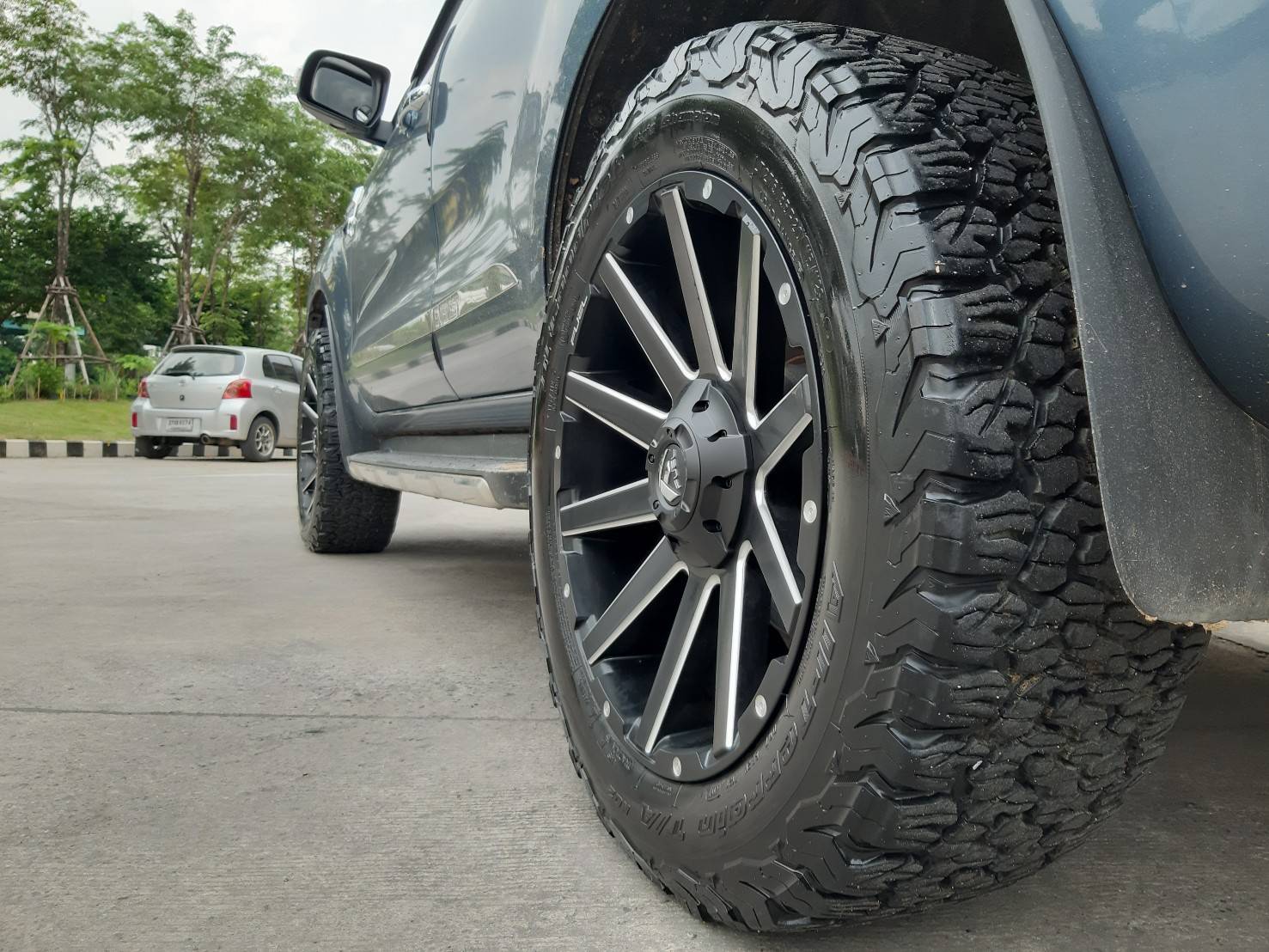 FUEL CONTRA D616 ขอบ20 6x135/6x139.7 ET+20 MATTE BLACK MILLED