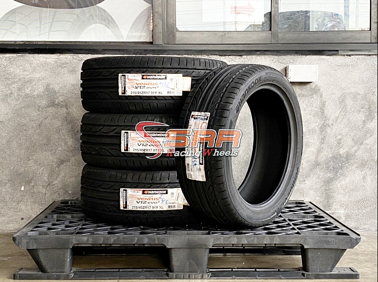 HANKOOK Ventus V12evo2 215/45ZR17 ยางใหม่ลดราคาพิเศษ