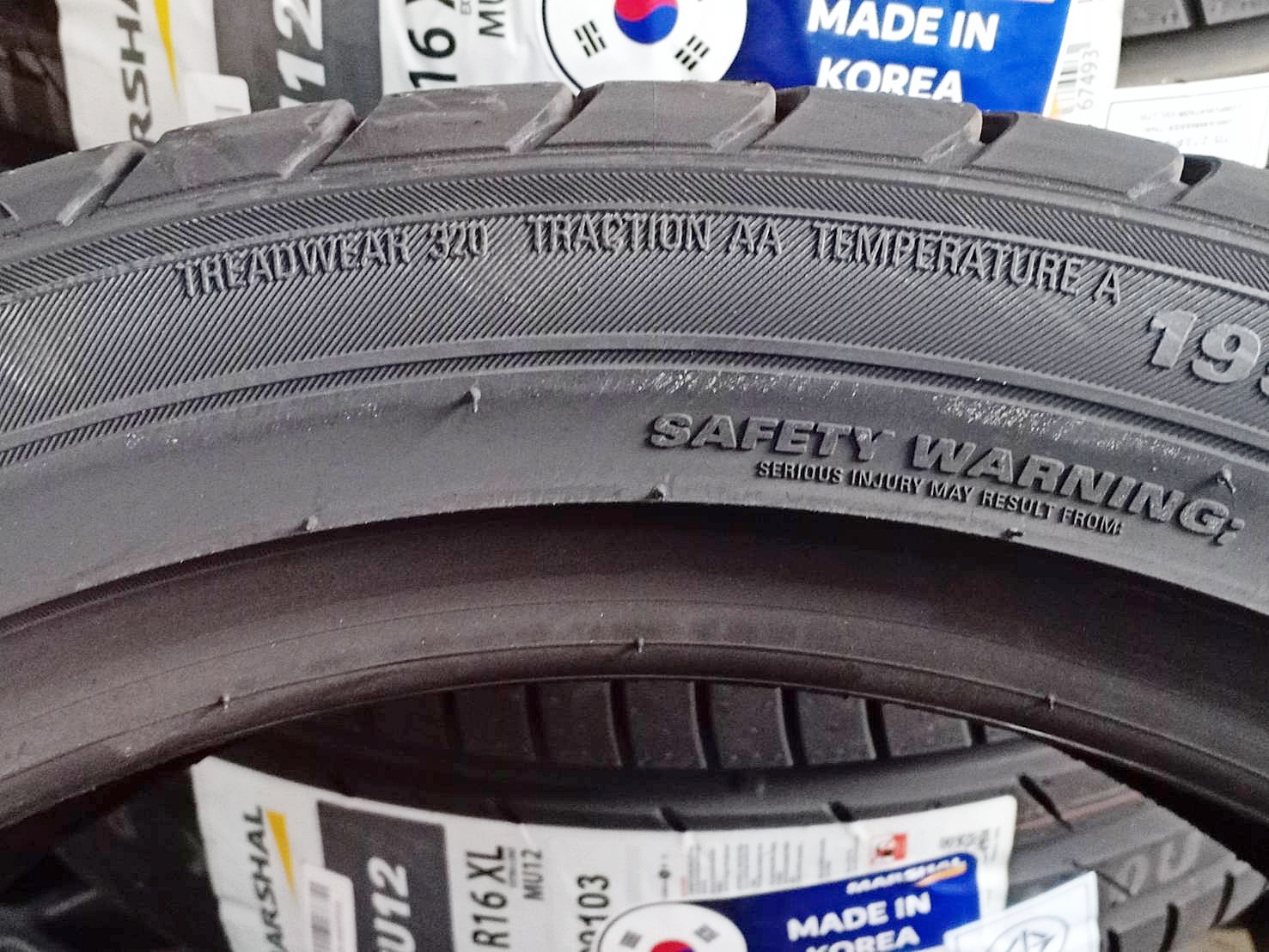 MARSHAL MU12 195/45R16 ยางเกาหลี ลดราคาพิเศษ