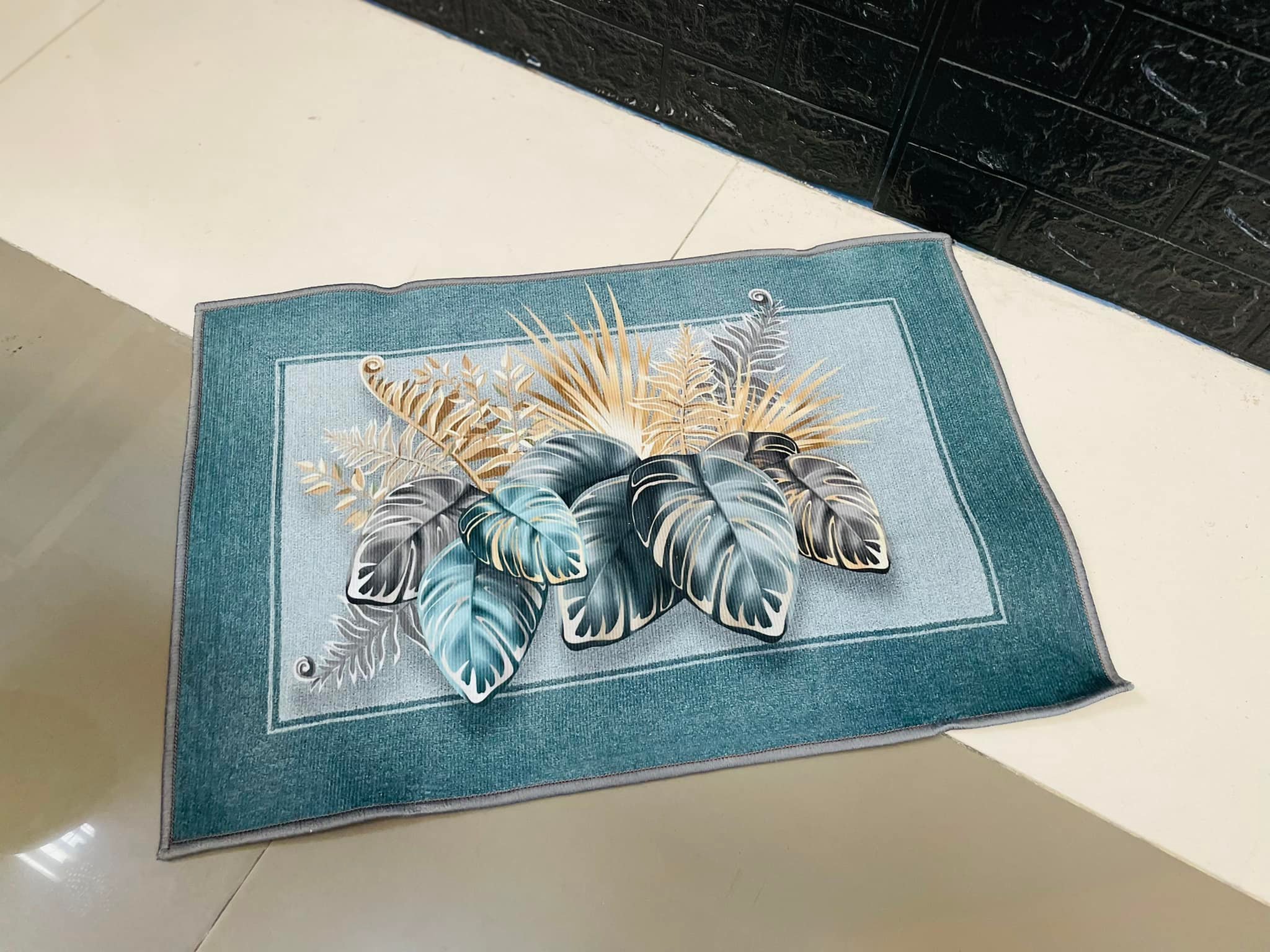 พรมเช็ดเท้า 3D ขนาด 40*60cm (10ผืน)