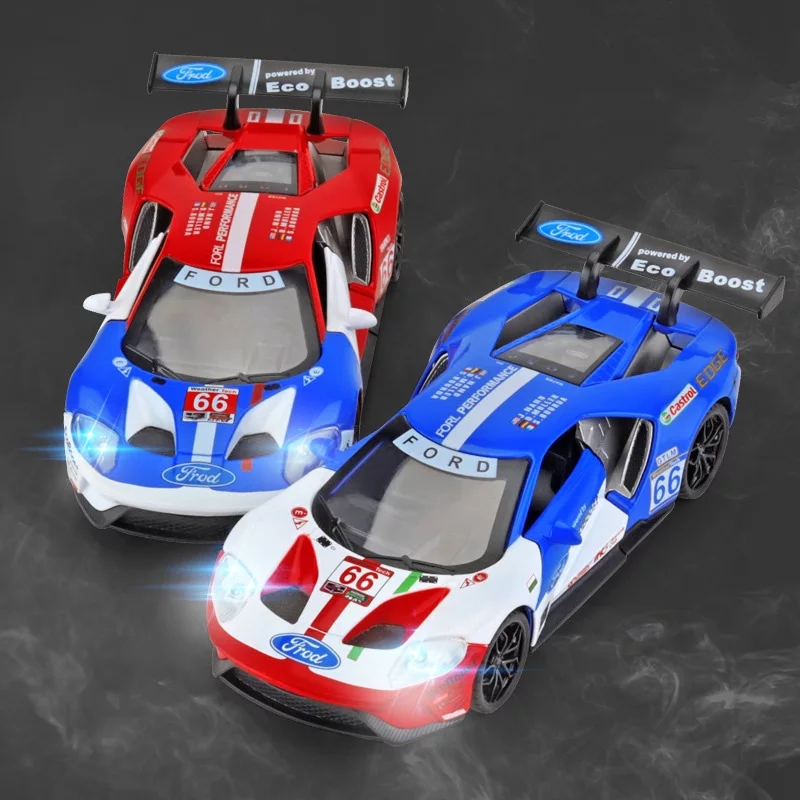 โมเดลรถเหล็ก Ford GT scale 1:32 มีเสียง มีไฟ (ปลีก-ส่ง)