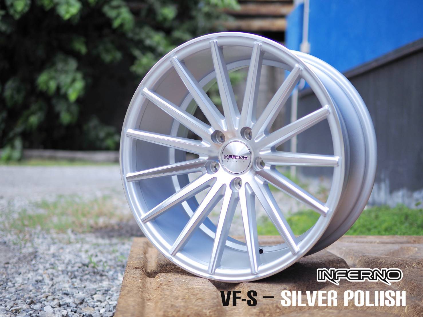 VF-S INFERNO ขอบ18 5x114.3 SILVER POLISH